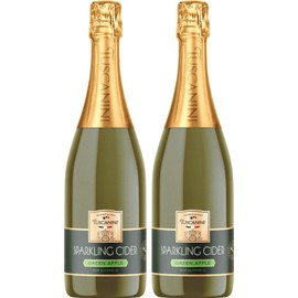 Tuscanini Sparkling Apple Cider, 25.4oz (2 Pack) | Non-Alcoholic Celebration Drink | Refreshing & Elegant Sparkling Drink | Perfect for Holidays, Weddings & Special Occasions