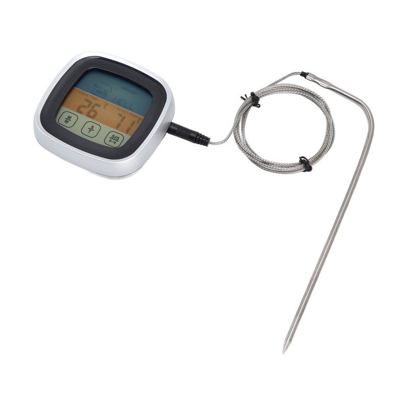 Digital Meat Thermometer Waterproof Stainless Steel Food Thermometer with BBQ
