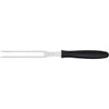 GIESSER seit 1776 - Made in Germany - Wurstgabel schwarz, Basic Black, Klinge 13 cm, rutschfest, Fleischgabel spülmaschinenfest, rostfrei