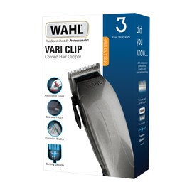 Wahl Vari Corded Clipper, Hair Clippers for Men, Men’s Head Shaver, Corded, Varied Cutting Lengths, Male Grooming Kit, Hair Clippers with Attachment Combs, Home Haircutting Kit