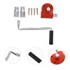 Milisten Hand Crank Roller Replacement Crank Handle Manual Greenhouse Film