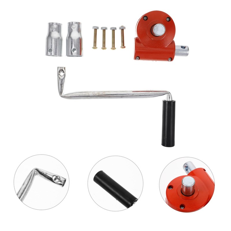 Milisten Hand Crank Roller Replacement Crank Handle Manual Greenhouse Film