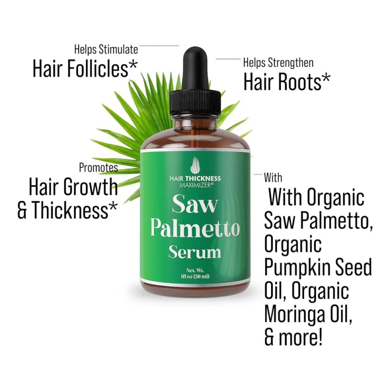 Saw Palmetto Serum Para El Crecimiento Del Cabello: Aceites