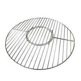 VORTEX (IN)DIRECT HEAT Accessories for Weber Kettle, Big Green Egg, Kamado, BGE and Charcoal Grills (Gourmet BBQ Cooking Grate -Stainless 21.5" with 9" Center)