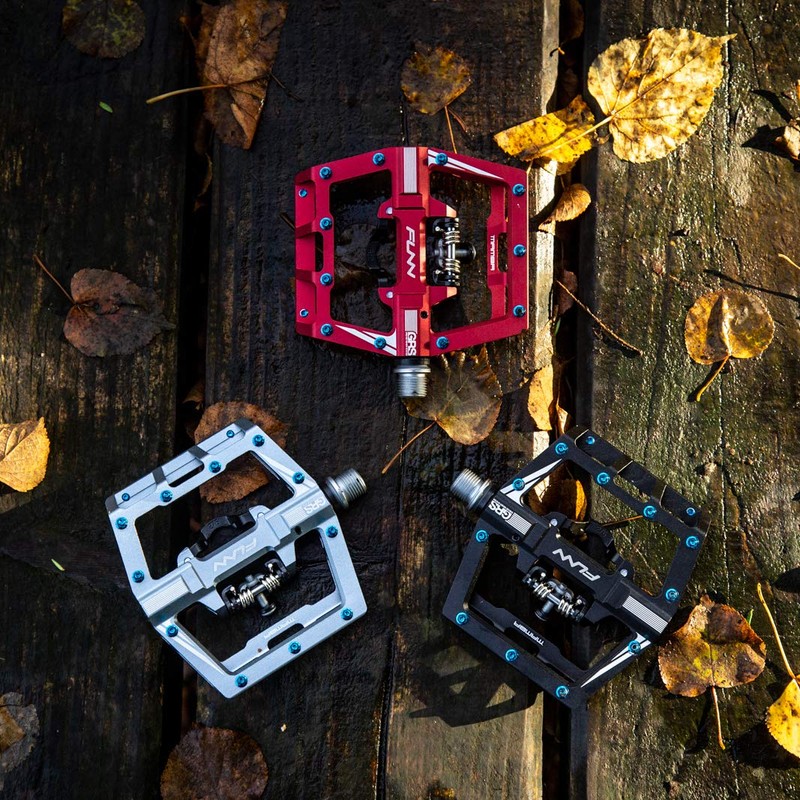 Funn Mamba MTB Clipless Pedals, Single Sided Clip, SPD Cleats
