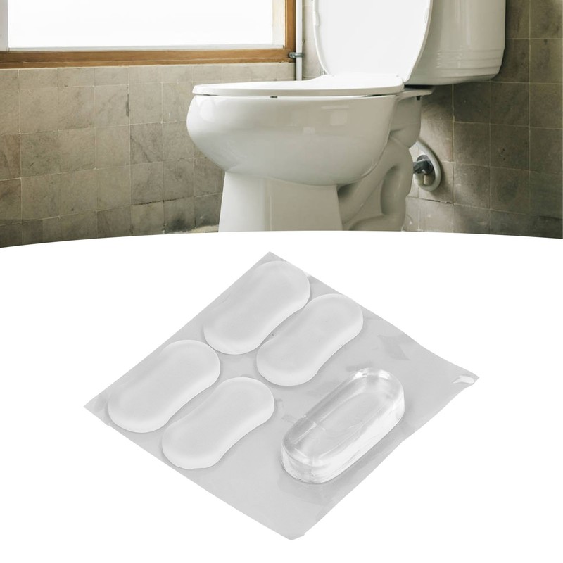 20PCS Toilet Lid Bumper Transparent Silicone Toilet Lid Bidet Replacement