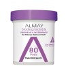 Almay Biodegradable Longwear and Waterproof Eye Makeup Remover Pads, 80