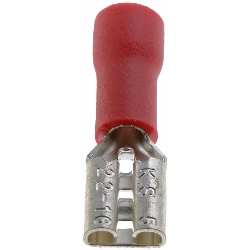 Dorman 86425 22-18 Gauge Female Disconnect, .187 in., Red, 20