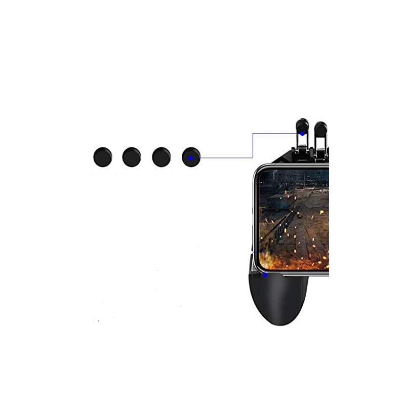 4 Interchangeable Touch Buttons for Ozkak PUGB Mobile Controller