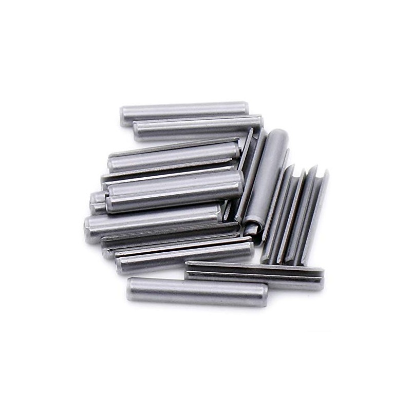 D1.5 (1.5mm x 18mm) Slotted Spring Pin (Heavy) - Stainless