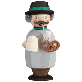 Seiffener Volkskunst Smoker - Bavarian - 14 cm/5.5 inch