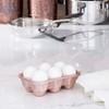 Rose Gold Aluminum 6 Egg Tray