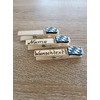 3 Glubbal (Glupperl) Bayernfahne - mit Text (individuell)