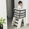 Toddler Standing Tower Safety Net, Polyester Dense Mesh 4-Sided Protection