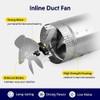 iPower 6 Inch Inline Booster Duct Fan with Speed Controller,