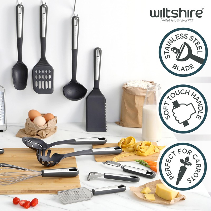 Wiltshire Aspire Y-Peeler, Stainless Steel, Potato, Fruit & Vegetable Peeler,