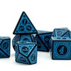 Cusdie 7Pcs/Set DND Dice Set D&D Polyhedral Dice for TTRPG
