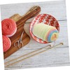 LALAFINA Rainbow Cotton Yarn 5-ply DIY Rope Soft Acrylic Blend