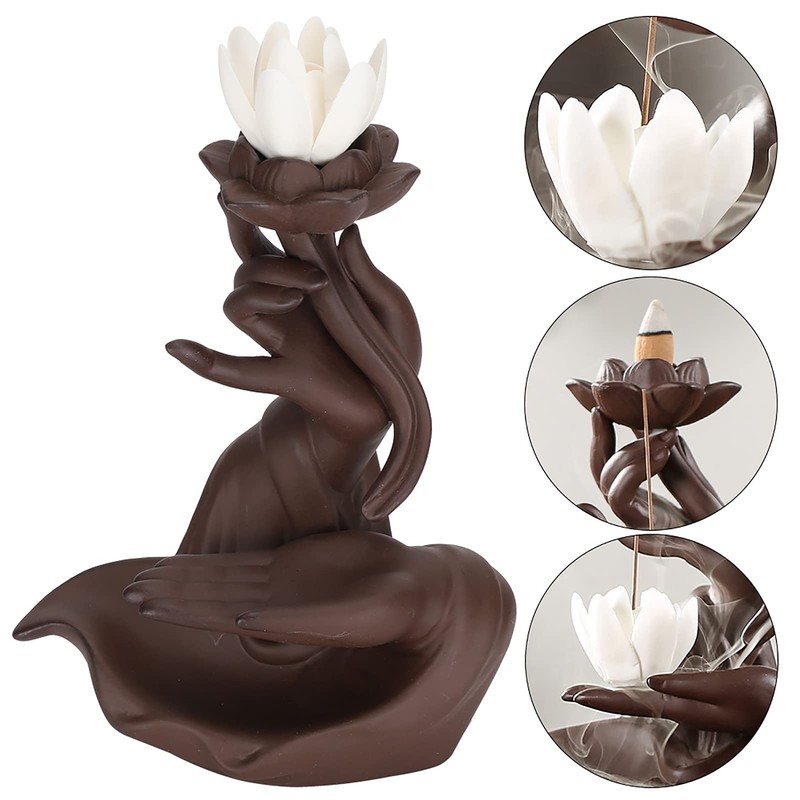 Waterfall Incense Holder, Waterfall Burner, Ceramic Waterfall Incense Holder, Cone