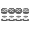 4PCS Vacuum Cleaner Filter Replacement Easy to Disassemble Vacuum Filter