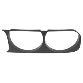 KUAFU Left Headlight Bezel Compatible with 2008-2014 Dodge Challenger Replacement for 68051527AA Headlamp Cover Trim Ring Plastic(ABS) Painted Driver Side