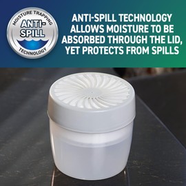 Concrobium 378490 Moisture Grabbers Moisture Absorber Refillable Container, Fragrance Free