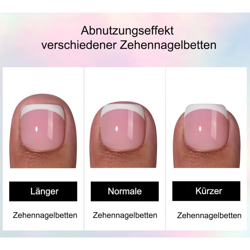 Pack of 120 toenails AUC8