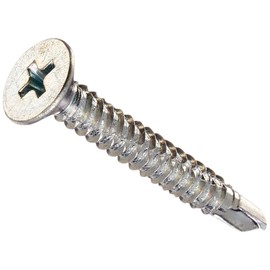 Osato Drill Screws, Countersunk Head 0.2 inch (5 mm) x Length 1.4 inches (35 mm), Pack of 100 (545-126)