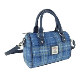 Glen Appin Of Scotland Harris Tweed 'Kilbride' Mini Tote Bag - Light Blue Col 129