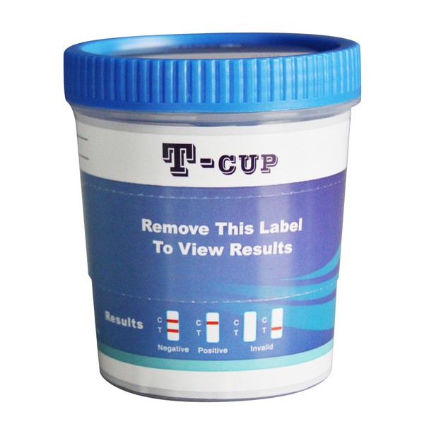 10 Panel T-Cup Multi Drug Urine Test Kit (25)(Multiple Quantities)(COC/THC/OPI/BZO/MAMP/TCA/OXY/BUP/BAR/MTD)
