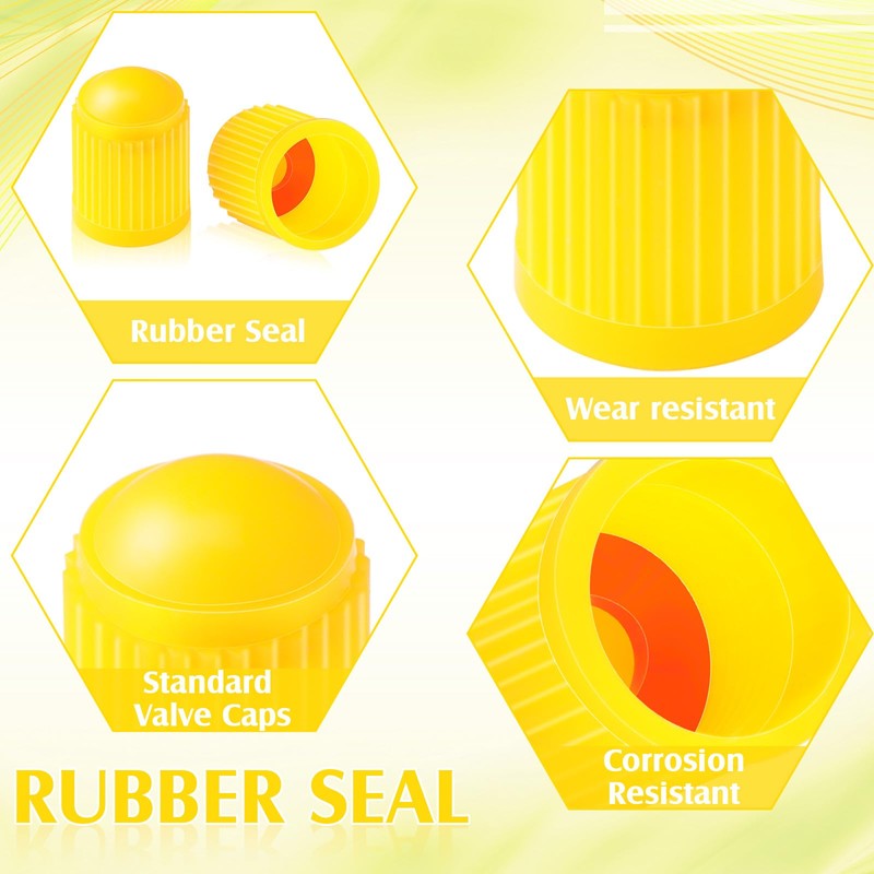 Outus 20 Pcs Tire Valve Stem Caps Car Tire Caps