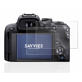 Savvies 6 Pack Screen Protector compatible with Canon EOS R10 Protection Film Clear