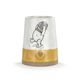 DEMDACO Picked with Love Vase for Fresh or Artificial Flowers 2 x 3 Inch Ceramic Stoneware Hunny Pot