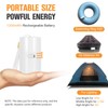 Mini Air Pump with Light 1300mAh Rechargeable Air Pump Wireless