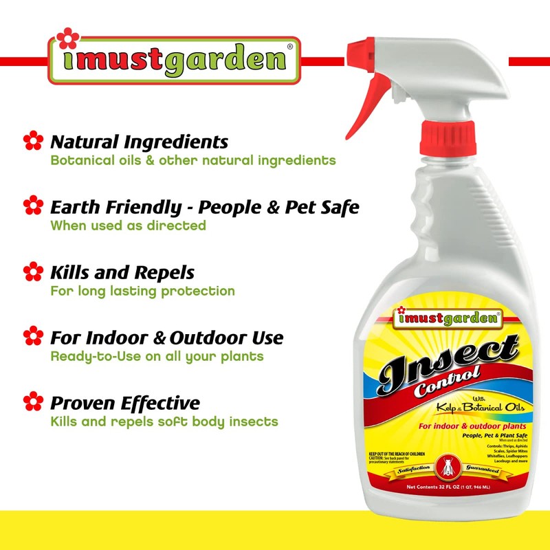 I Must Garden Insect Control: Kills & Repels Aphids, Whiteflies,