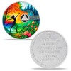 Imasoner 1 Year Sobriety Coin – AA Medallion with Guitar