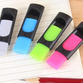 Ink Rubber for Erasable Pen Stationery Office School Supply Gift Random Eraser Dedicated Pen for Gel Color C4O5 Erasers