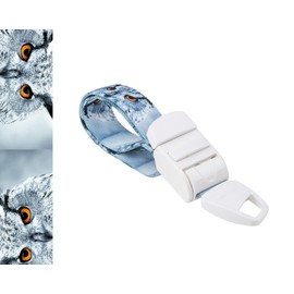 Rolseley Medizinisches Tourniquet mit Eulen-Muster mit ABS-Kunststoff-Schnalle, latexfrei, elastisches Band, perfekt für Ärzte, Krankenschwestern, Studenten und Sanitäter