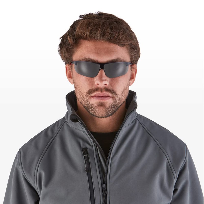 Riley Eyewear Ligera Work Safety Sports Style Sunglasses (Grey)