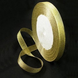 Gold Metallic Organza Ribbon 12mm Christmas Wrap Presents Crafts Jewellery Making Fashion Charms Decoration Jewelry Buy 3 & GET 1 Free