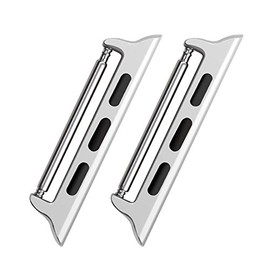 Sulla Connector Compatible with Apple iWatch Series 4, 5, 6, 7, 8, Silver 38mm, Classic