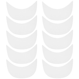 10pcs White Plastic Hat Brim Inserts - Baseball Cap Shaper Liner for Sweat Absorption and Shape Maintenance, Suitable for Men, Women