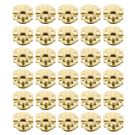 Box Latches Wood Box Latch Set of 30 Latch Lotus 27 x 29mm Case Latch Lock Gold Mini Size