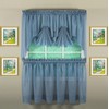 Today's Curtain Emelia Original Voile Tier Pair 36", Wedge Blue,