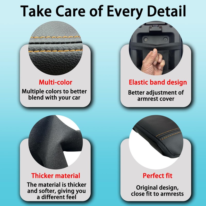 CIMOF Center Console Armrest Cover for Subaru Forester Accessories 2025