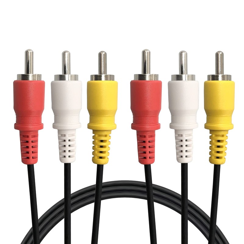 Video Cord: 3 pin to 3 pin 5m RCA pin