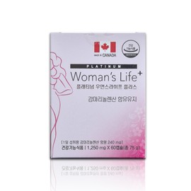 Platinum Women's Life Plus 60 Capsules Horse Riding Extract St. John's Wort / 플래티넘 우먼스 라이프 플러스 60캡슐 승마추출물 세인트존스워트