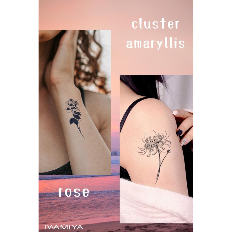 IWAMiYA Jagua Tattoos Henna Tattoo Stickers Two Weeks Tattoos Korean