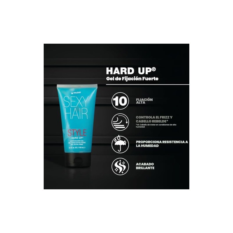 Sexy Hair Style Hard Up Gel, 16.9 Fluid Ounce