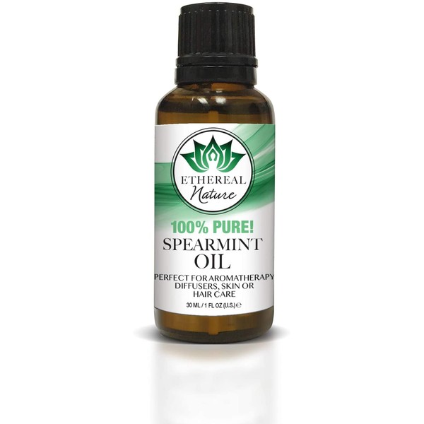 Ethereal Nature 100% Pure Oil, Spearmint, 1.01 Fluid Ounce